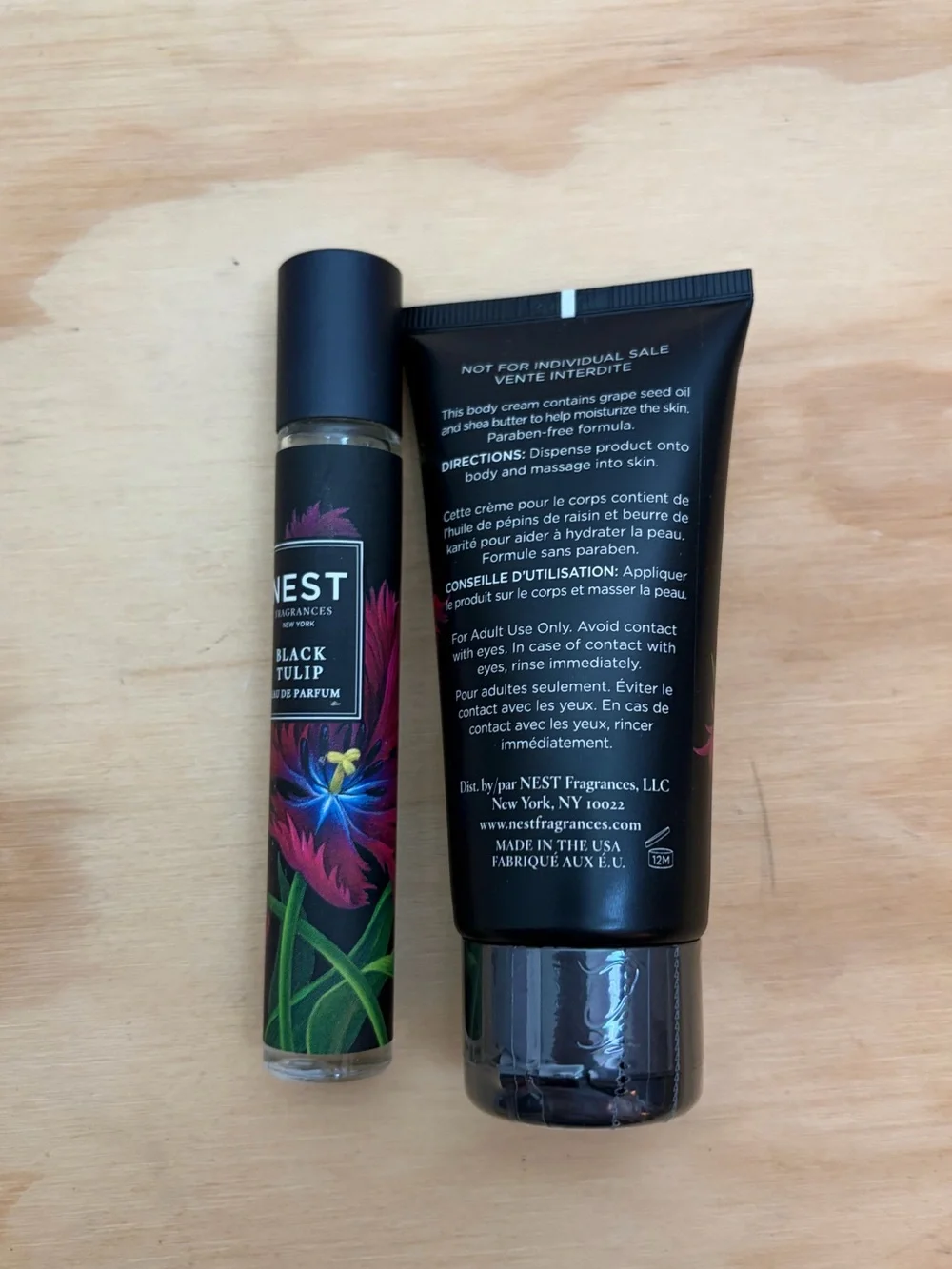 NWT Nest Black Tulip Body Cream & Fragrance